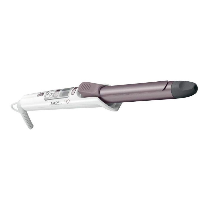 Rowenta - Ferro arricciacapelli PRECIOUS CURLS PREMIUM CARE bianco/viola