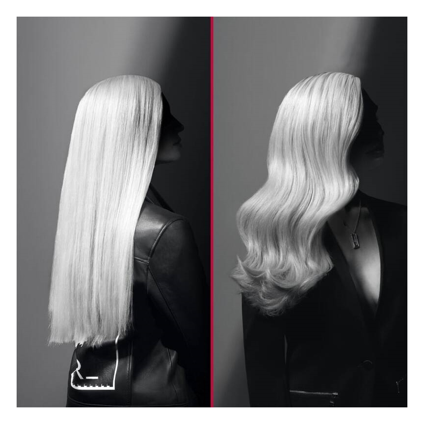 Rowenta - Piastra per capelli KARL LAGERFELD OPTILISS nero