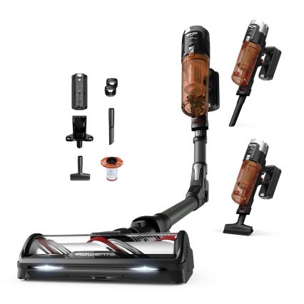 Rowenta - Aspirapolvere a bastone 2-in-1 X-FORCE FLEX 380W/25,2V nero 2000 mAh