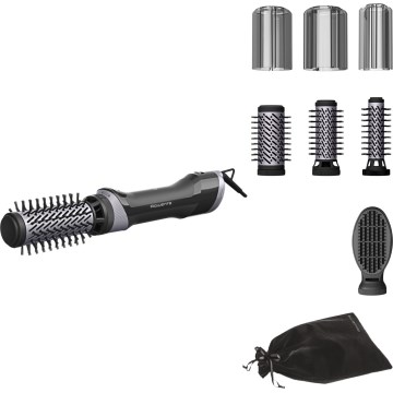 Rowenta - Spazzola ad aria calda BRUSH ACTIV 1000W/230V nera