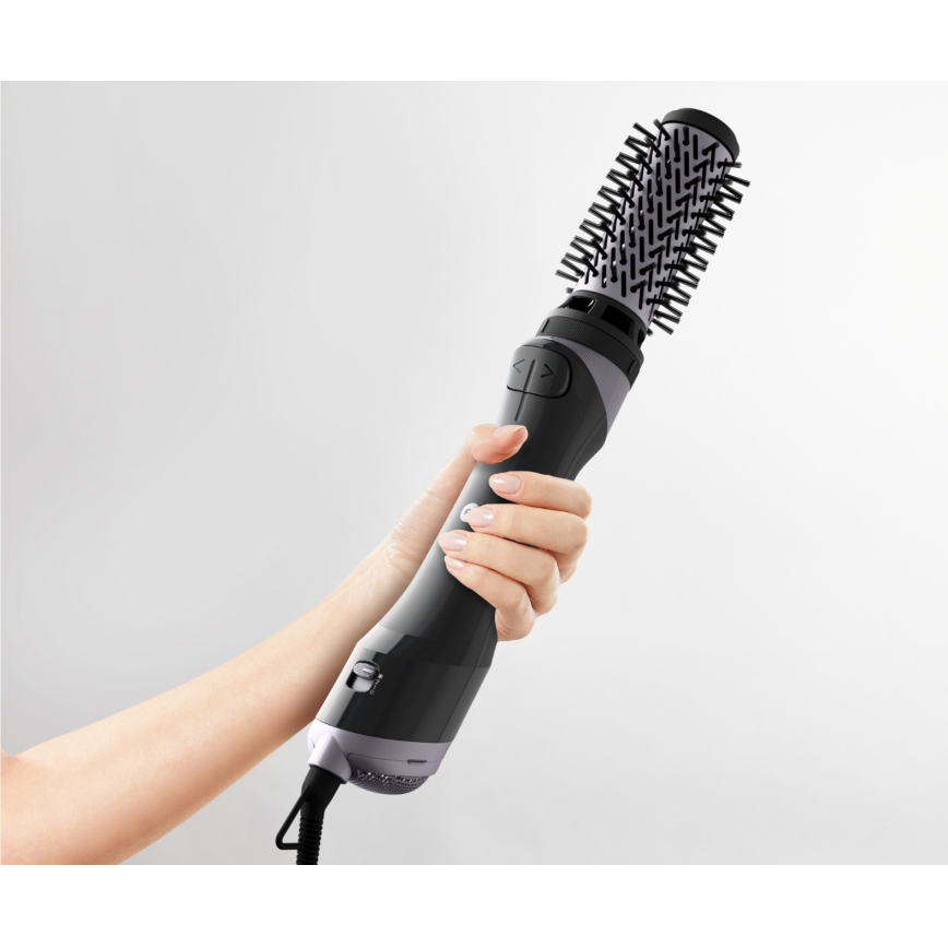 Rowenta - Spazzola ad aria calda BRUSH ACTIV 1000W/230V nera