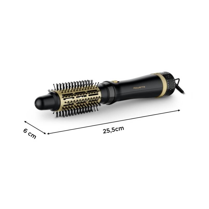 Rowenta - Spazzola ad aria calda EXPRESS STYLE 800W/230V nero/oro