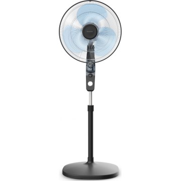 Rowenta - Ventilatore a piantana Ø 40 cm con repellente ESSENTIAL+ 60 W/230 V 130 cm nero