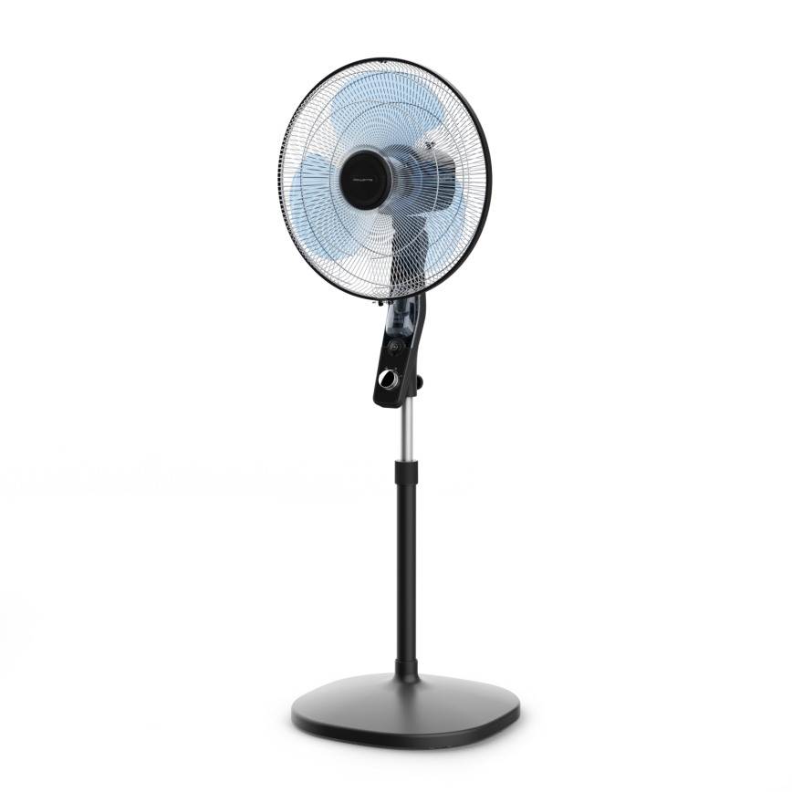 Rowenta - Ventilatore a piantana Ø 40 cm con repellente ESSENTIAL+ 60 W/230 V 130 cm nero