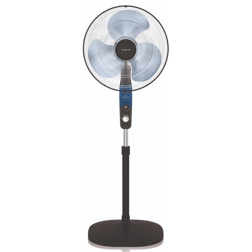 Rowenta - Ventilatore a piantana Ø 40 cm con repellente ESSENTIAL+ 60 W/230 V 130 cm nero