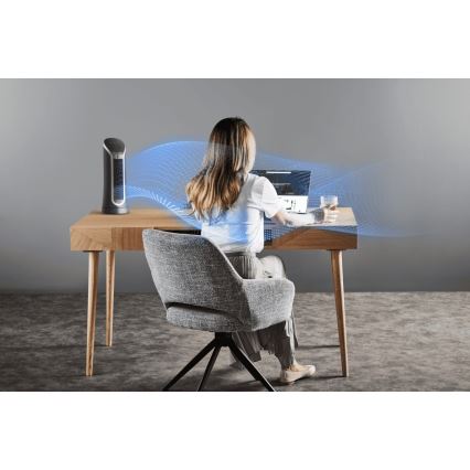 Rowenta - Ventilatore a torre EOLE COMPACT 30W/230V nero