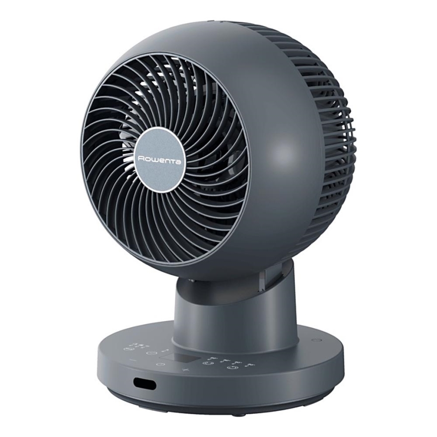 Rowenta - Ventilatore da tavolo TURBO SWIFT COMPACT 230V blu + telecomando