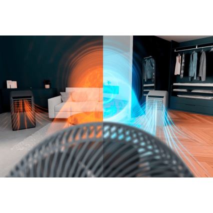Rowenta - Ventilatore da tavolo TURBO SWIFT COMPACT 230V blu + telecomando