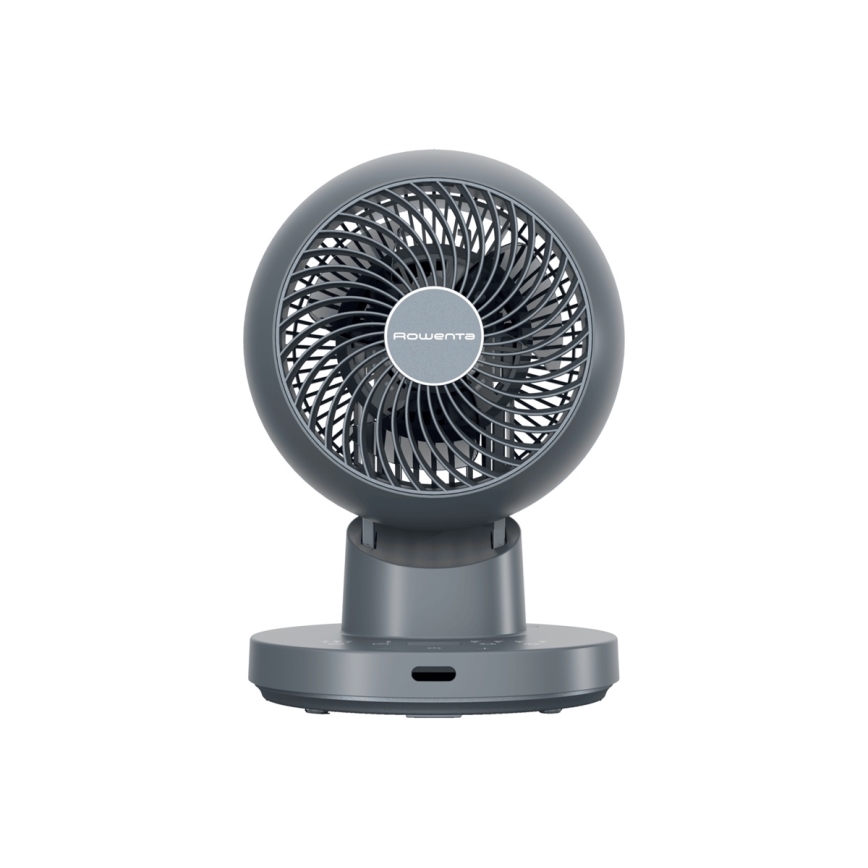 Rowenta - Ventilatore da tavolo TURBO SWIFT COMPACT 230V blu + telecomando