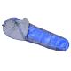 Sacco a pelo Mummy -5°C blu/grigio