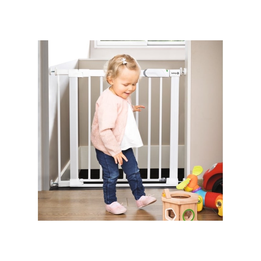 Safety 1st - Barriera di sicurezza FLAT STEP bianco