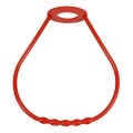 Saliscendi per lampadari plastica rossa