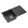Samona - Lavello da cucina SAMONA 77x44 cm granito/nero