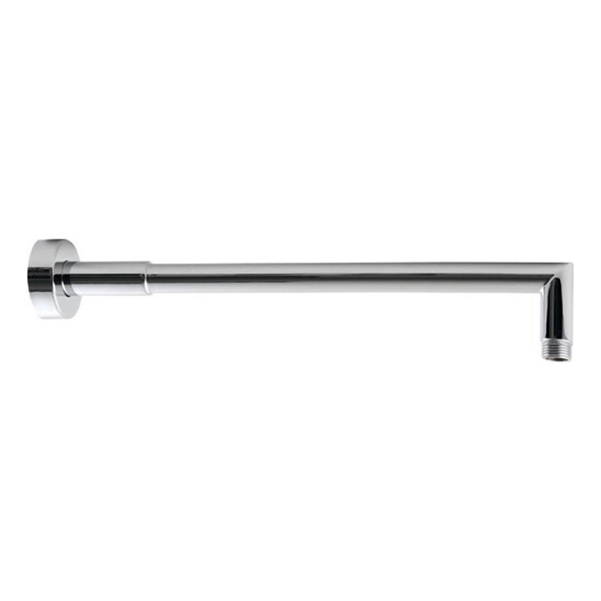 Sapho - Braccio doccia arrotondato 38 cm cromo lucido