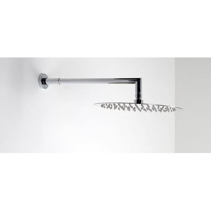 Sapho - Braccio doccia arrotondato 38 cm cromo lucido