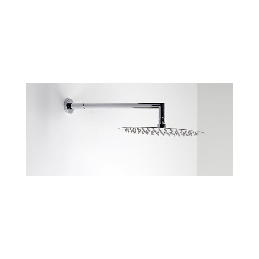 Sapho - Braccio doccia arrotondato 38 cm cromo lucido