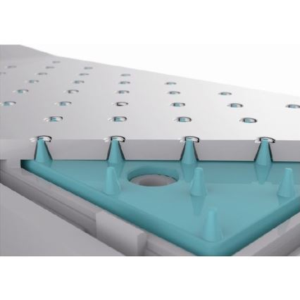 Sapho - Doccia portatile con sistema autopulente cromo lucido