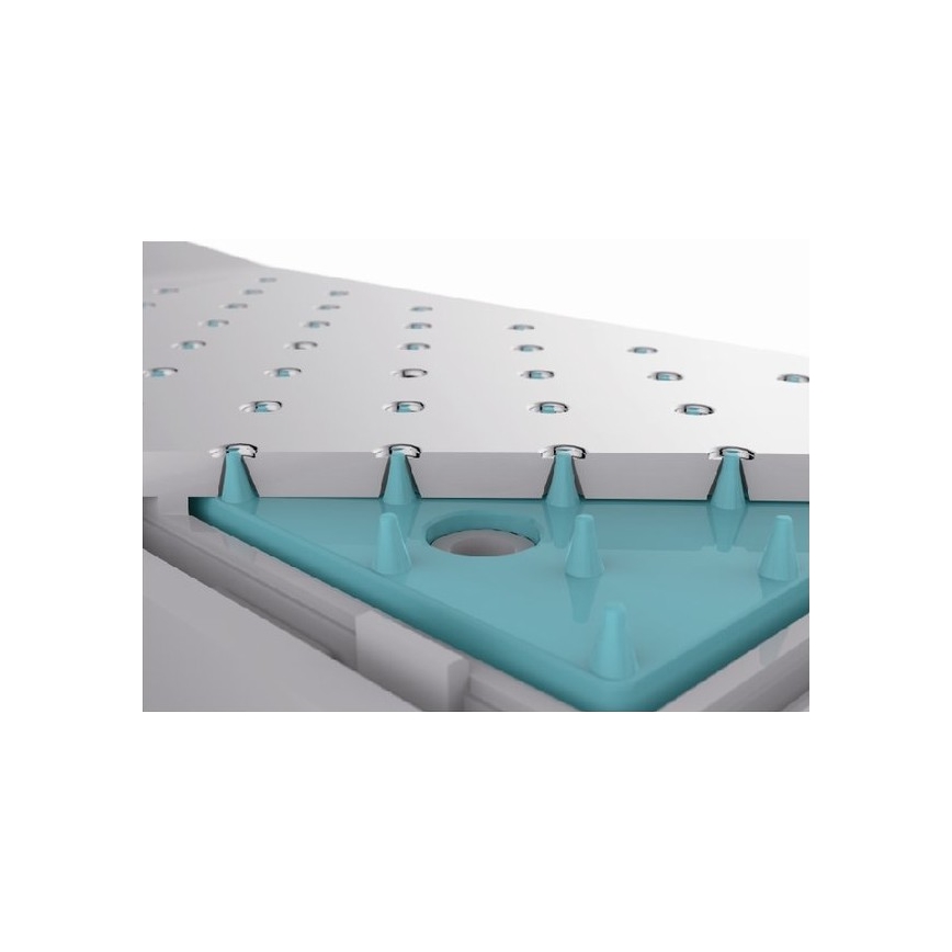 Sapho - Doccia portatile con sistema autopulente cromo lucido
