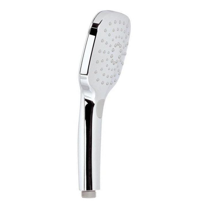 Sapho - Doccia portatile con tasto cromo lucido