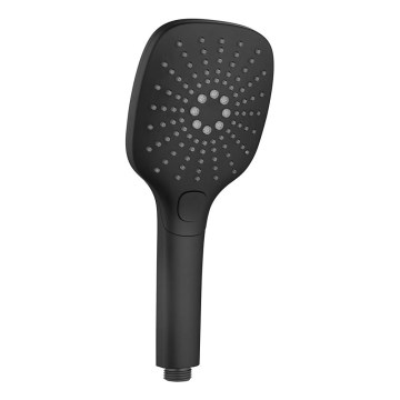 Sapho - Doccia portatile con tasto opaco nero