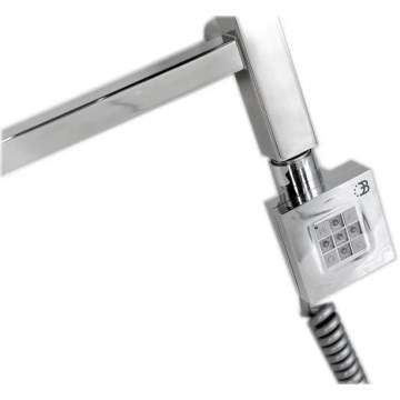 Sapho - Elemento riscaldante con termostato KTX 400W, cromo lucido