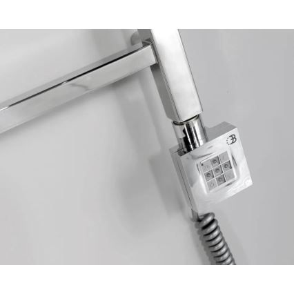 Sapho - Elemento riscaldante con termostato KTX 400W, cromo lucido