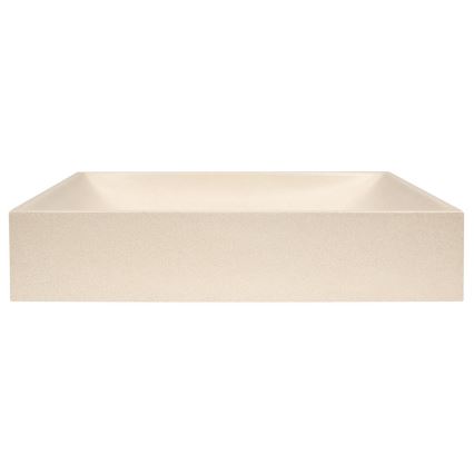 Sapho - Lavabo da appoggio 58x36 cm cemento/beige