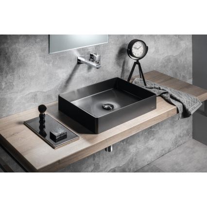 Sapho - Lavabo da appoggio AURUM 50x35 cm antracite