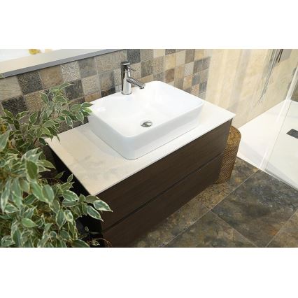 Sapho - Lavabo da appoggio BALENA 48x37 cm ceramica/bianco