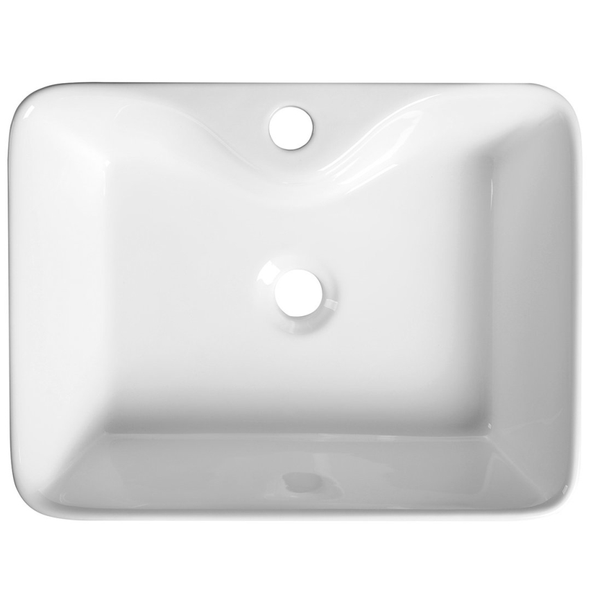Sapho - Lavabo da appoggio BALENA 48x37 cm ceramica/bianco
