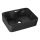 Sapho - Lavabo da appoggio BALENA 48x37 cm nero opaco