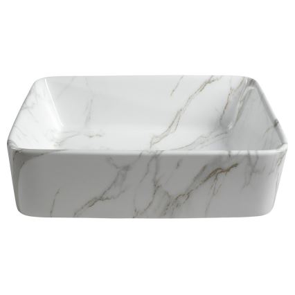 Sapho - Lavabo da appoggio DALMA 47,5x37,5 cm ceramica/carrara