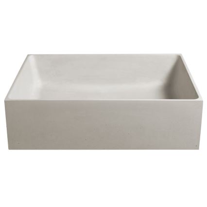 Sapho - Lavabo da appoggio FORMIGO 47,5x36,5 cm cemento/sabbia opaca