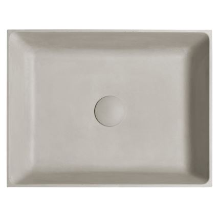 Sapho - Lavabo da appoggio FORMIGO 47,5x36,5 cm cemento/sabbia opaca