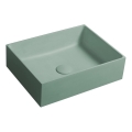 Sapho - Lavabo da appoggio FORMIGO 47,5x36,5 cm cemento/verde