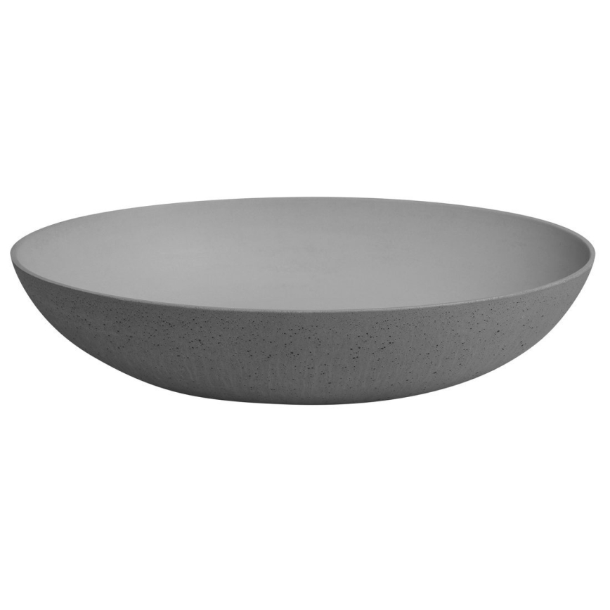 Sapho - Lavabo da appoggio FORMIGO 60x40 cm cemento/grigio