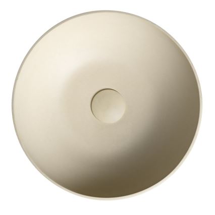 Sapho - Lavabo da appoggio FORMIGO Ø 39 cm cemento/beige