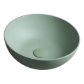 Sapho - Lavabo da appoggio FORMIGO Ø 39 cm, effetto cemento/verde