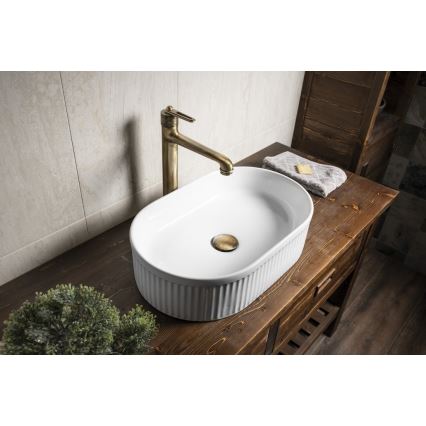 Sapho - Lavabo da appoggio PICOBELLO 49x31 cm ceramica/bianco
