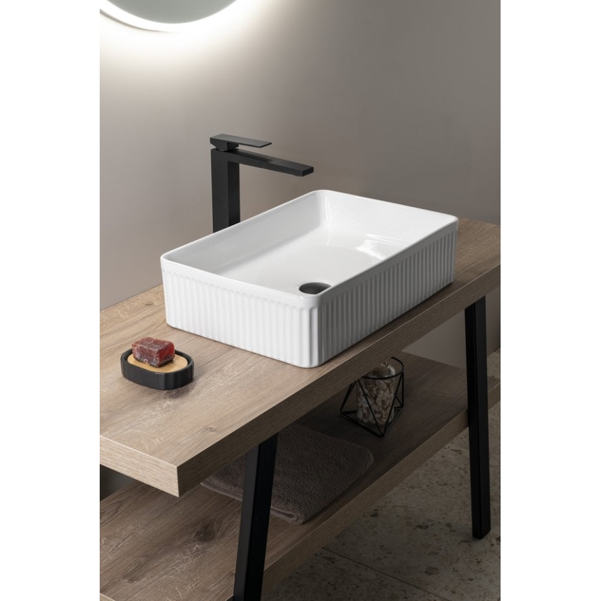 Sapho - Lavabo da appoggio PICOBELLO 50x34 cm ceramica/bianco