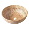 Sapho - Lavabo da appoggio PRIORI Ø 41 cm ceramica/marrone