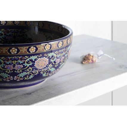 Sapho - Lavabo da appoggio PRIORI Ø 41 cm ceramica/multicolore