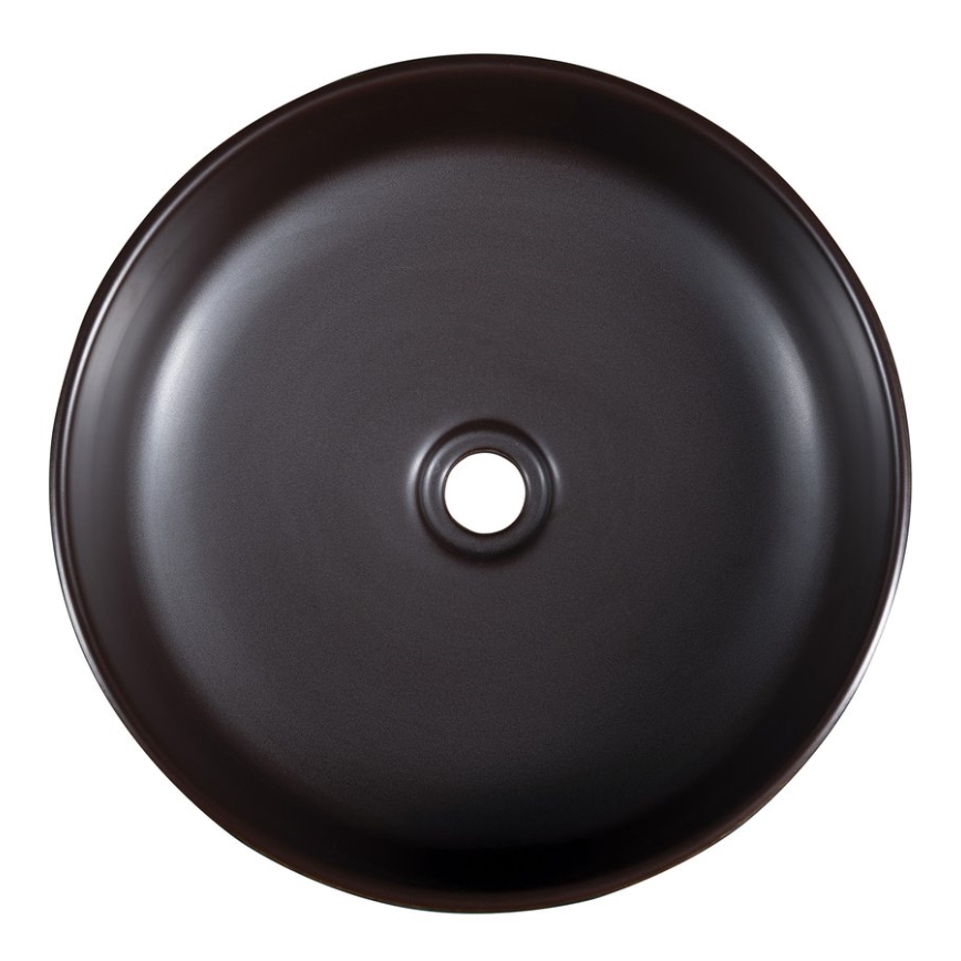 Sapho - Lavabo da appoggio PRIORI Ø 41 cm marrone/blu