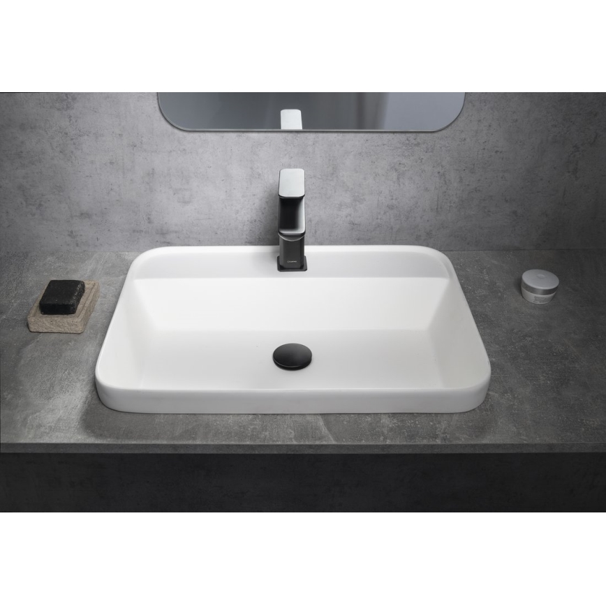 Sapho - Lavabo da incasso 55x39 cm ceramica/bianco
