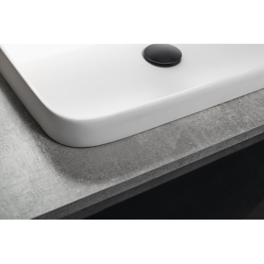 Sapho - Lavabo da incasso 55x39 cm ceramica/bianco