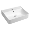 Sapho - Lavabo sospeso 50x40 cm in marmo ricostituito/bianco