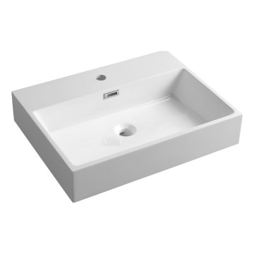 Sapho - Lavabo sospeso AQUATIC 60x46 cm ceramica/bianco