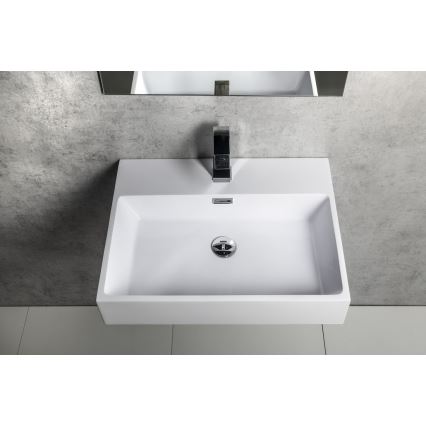 Sapho - Lavabo sospeso AQUATIC 60x46 cm ceramica/bianco
