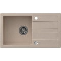 Sapho - Lavello da cucina 77x44 cm granito/beige