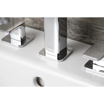 Sapho - Miscelatore per lavabo a 3 fori TURSI cromo lucido